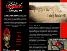 Tablet Screenshot of fieldsofthunder.com